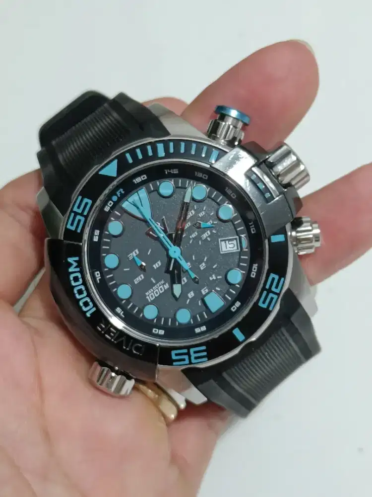 Christ verra diving 1000 M 89220G sapphire coating bekas sangat bagus