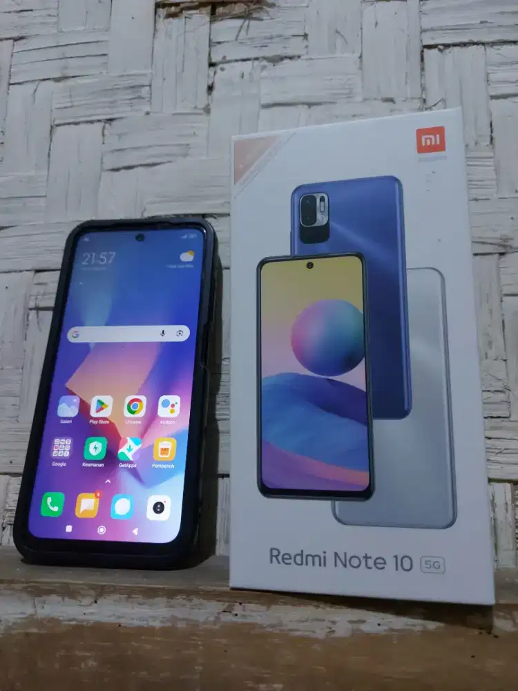 Xiaomi redmi note 10 5G ram 8+3/128 Gb fullset mulus segel no minus