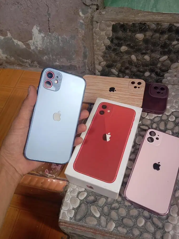 Iphone 11 red fulset 64gb