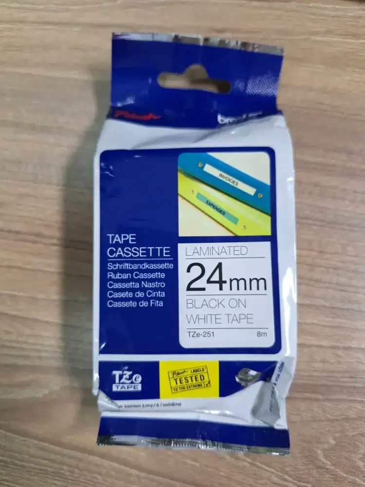 Dijual Label Tape Brother 24mm