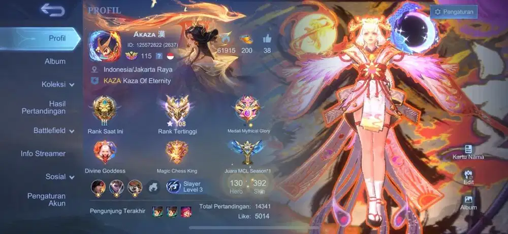 AKUN MOBILE LEGEND SULTAN