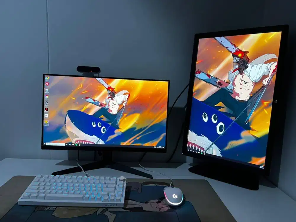 PC Gaming & Editing extra MONITOR dan KEYBOARD