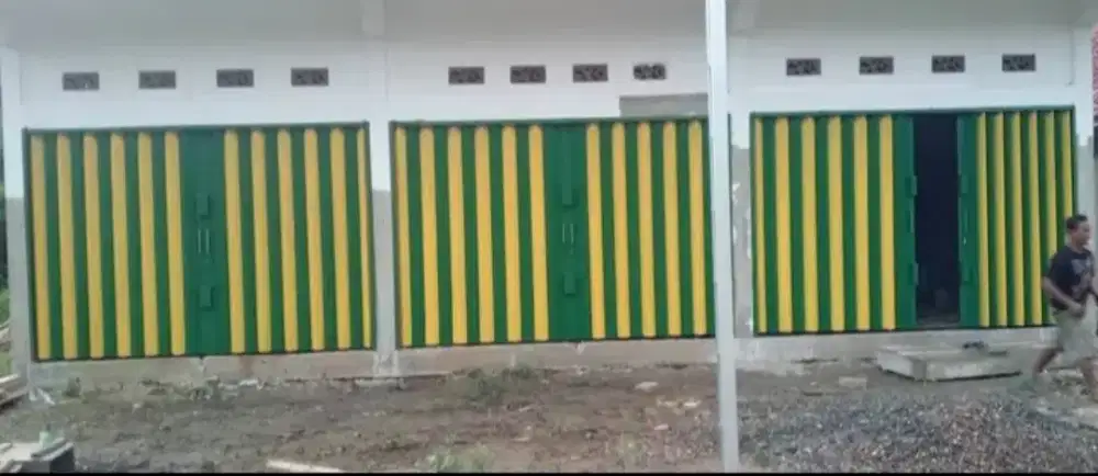 Pintu folding gate/loring dor