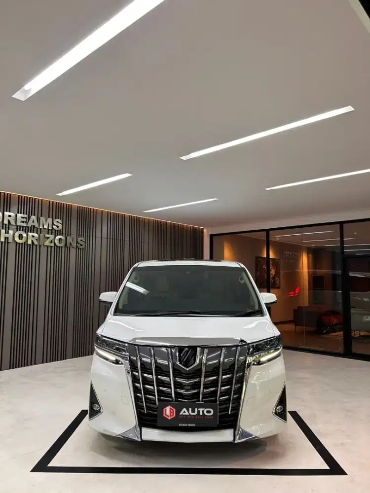 Toyota Alphard 2.5 G TSS ATPM Nik 2023 Putih Km18rb B16CMII mdl 2022