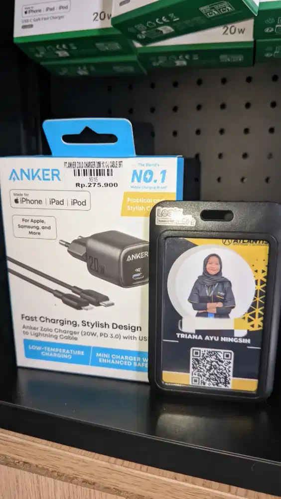 PT ANGKER ZOLO CHARGER 20W 1C-C L CABLE | ATLANTIS DAHSYAT