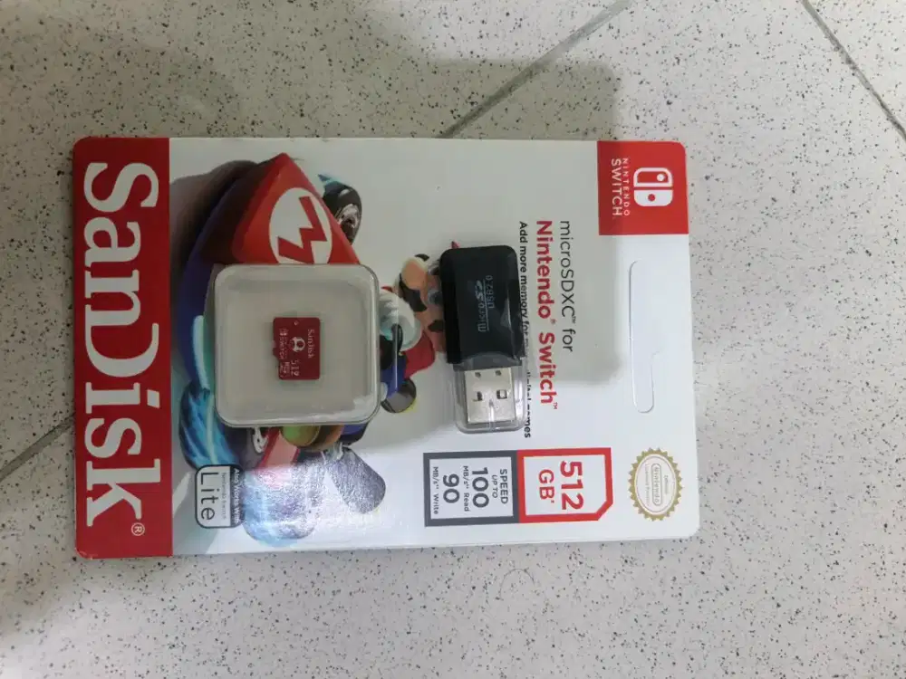 Memori Sandisk Nintendo switch