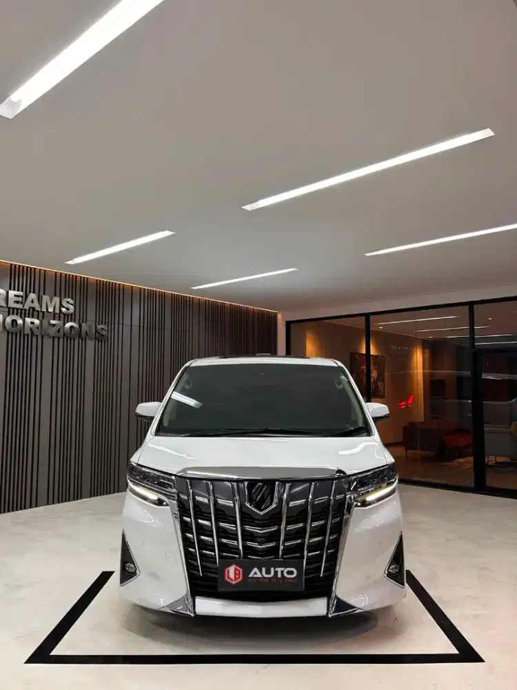 Toyota Alphard 2.5 G TSS Nik 2021 Putih Km75rb B16SIA mdl 2020
