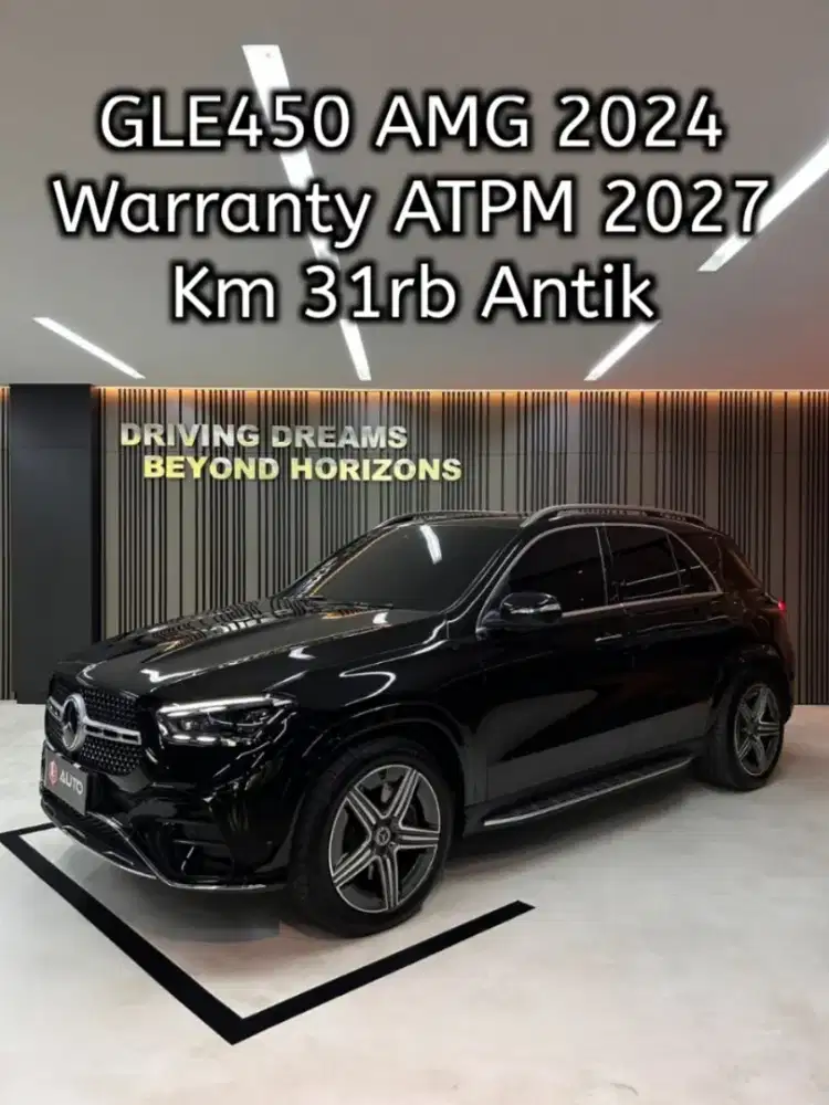 Mercedes Benz GLE450 GLE 450 AMG 2024 Hitam Km31rb B2221TJB Nik 2023
