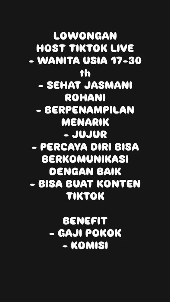 Host tiktok live
