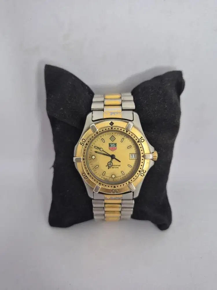 Jual Jam Tangan Tag Heuer Professional 2000 - Vintage Two Tone