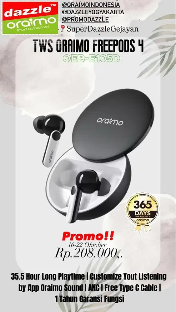TWS Oraimo OEB-E105D