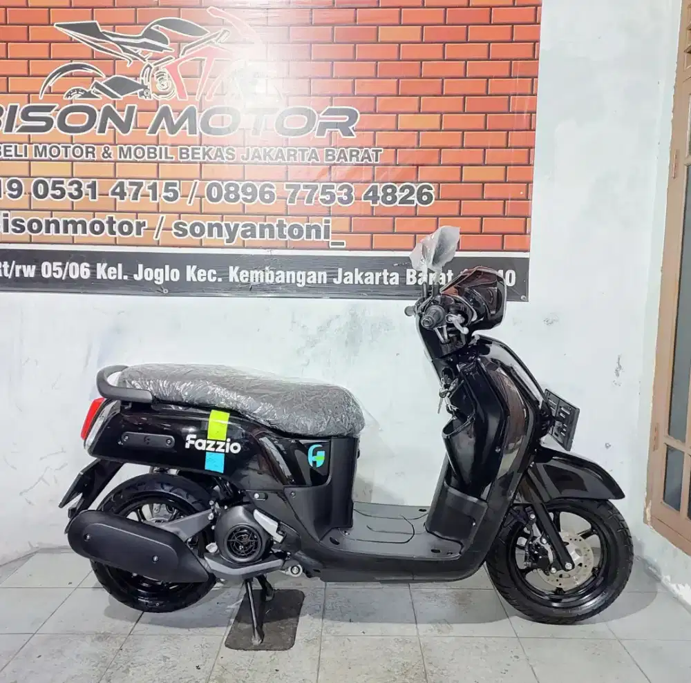 KM 1RB ! YAMAHA FAZZIO NEO HYBRID KUNCI 125 TAHUN 2025 ISTIMEWA HITAM