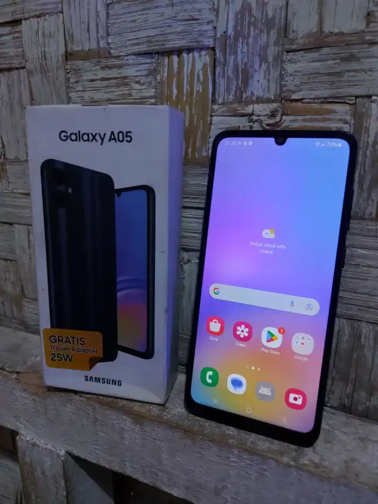 Samsung a05 ram 4/64 Gb fullset mulus segel no minus