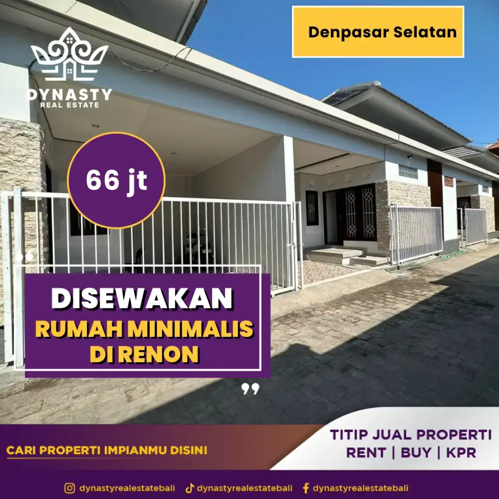 Rumah nyaman di renon