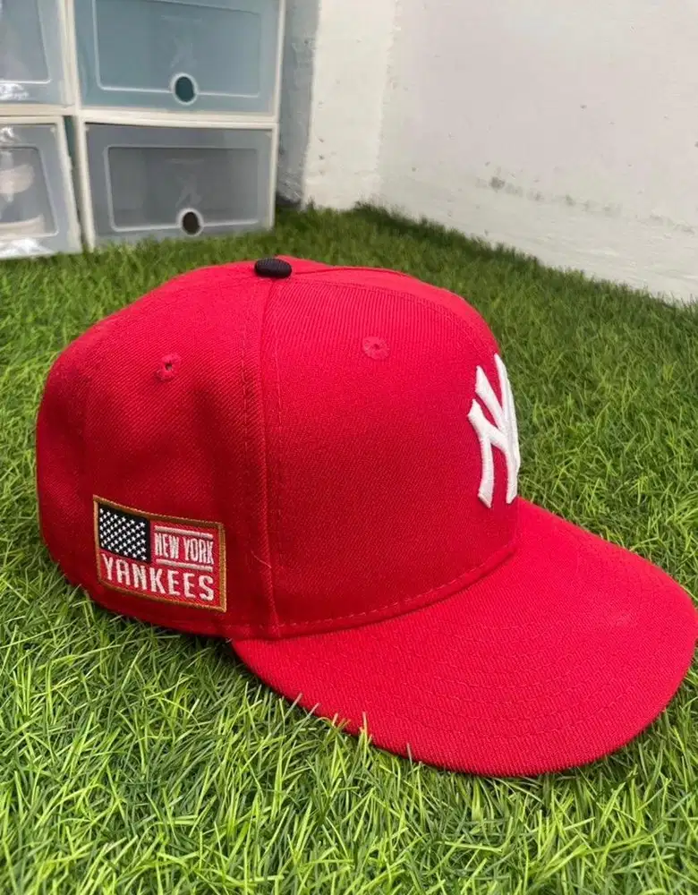 Topi baseball new era NY setelan osfm