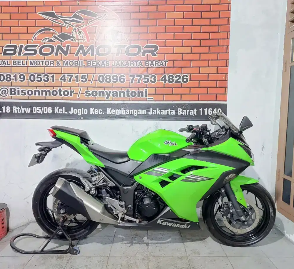 KAWASAKI NINJA 250 FI 2 SYLINDER TAHUN 2018 NIK 2017 ISTIMEWA HIJAU