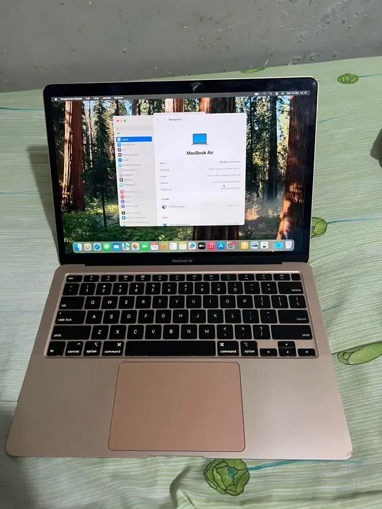 Macbook Air 13” Intel i3 256gb 2020