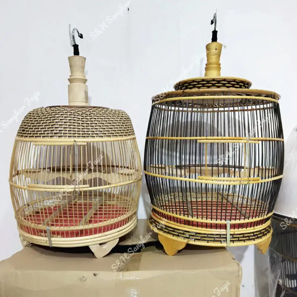 Sangkar burung Perkutut bahan rotan
