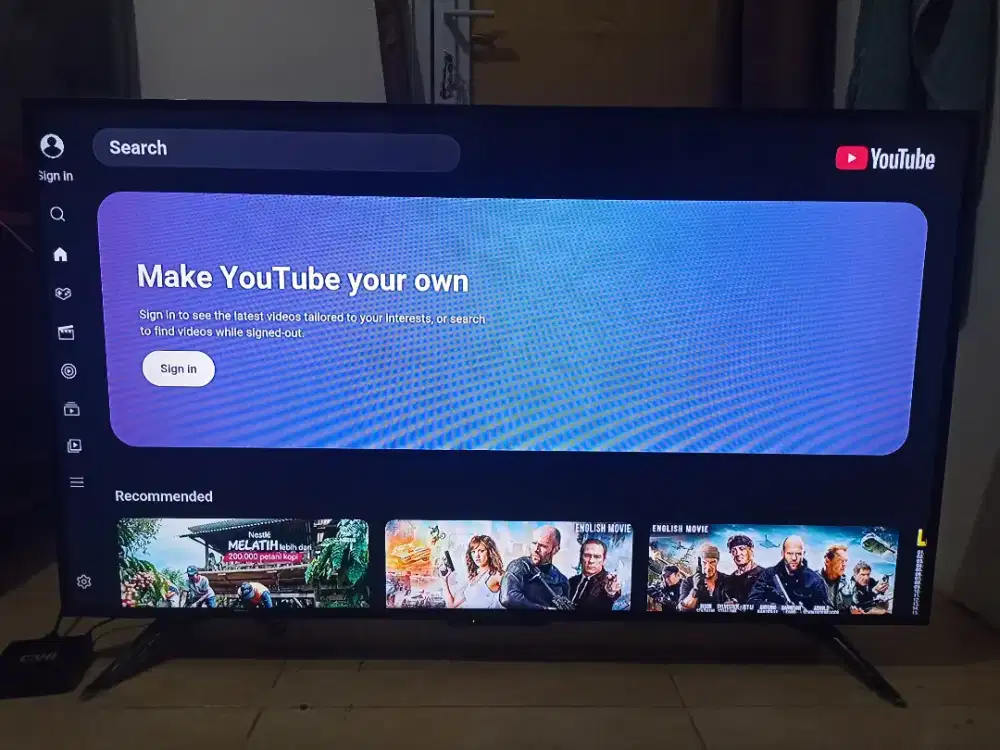 TV LED Digital SHARP AQUOS 50 INCH+ TV Box Android