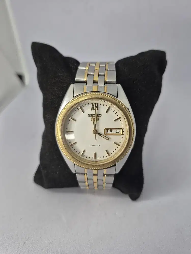 Jual Jam Tangan Seiko 5 President Style SKXZG2K Automatic – Two Tone