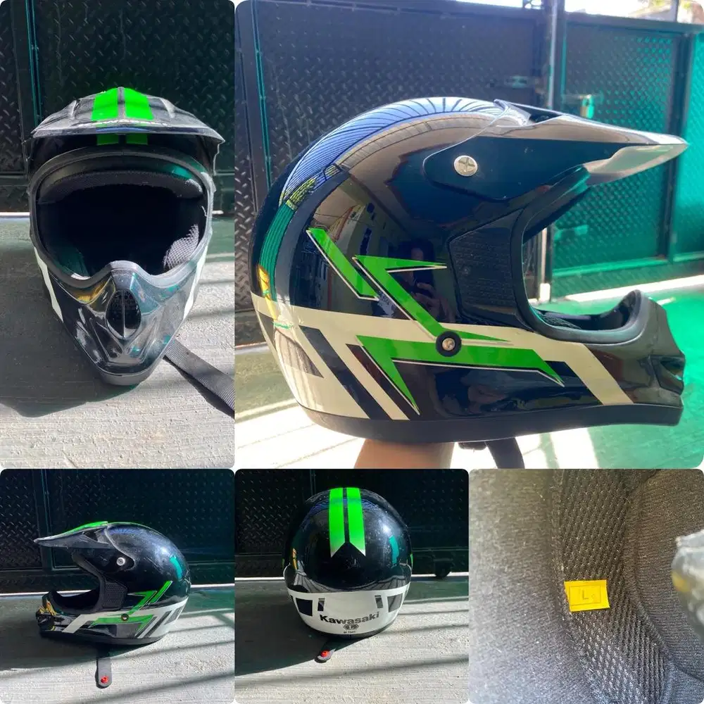 Helm Trail KLX Mulus sekali