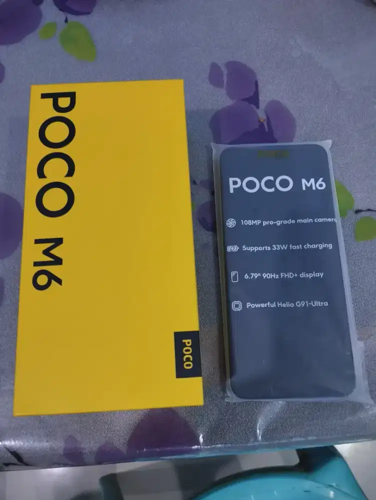 POCO M6 8/256 RESMI MULUS LIKE NEW