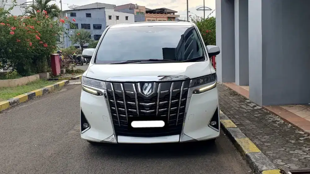 Km25rb toyota alphard g atpm tss 2023 putih pilotseat sunroof