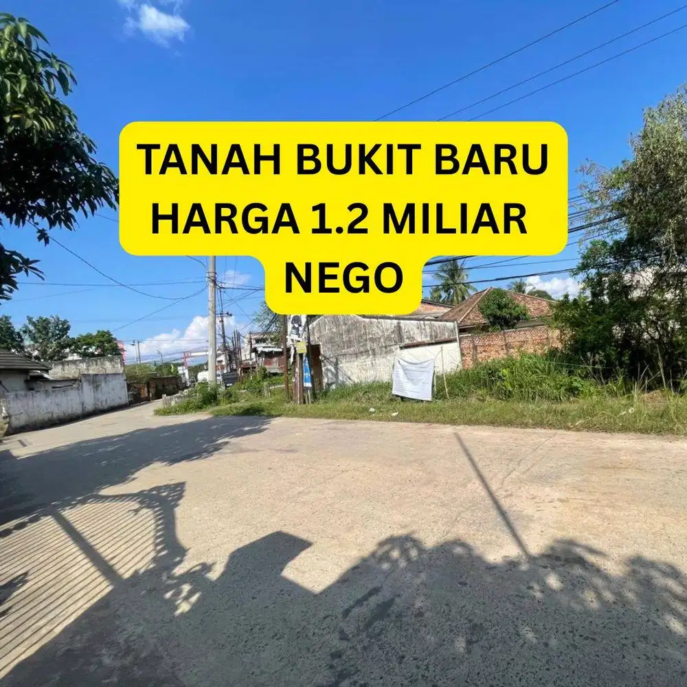 JUAL CEPAT TANAH  BUKIT BARU PALEMBANG