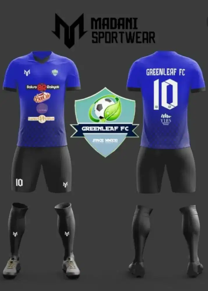 Jersey second team sepak bola 21 pce