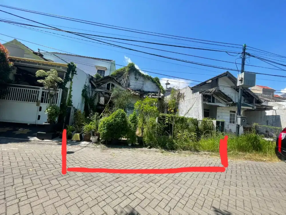 Wiguna 9x15 depan taman, dekat rungkut & gunung anyar