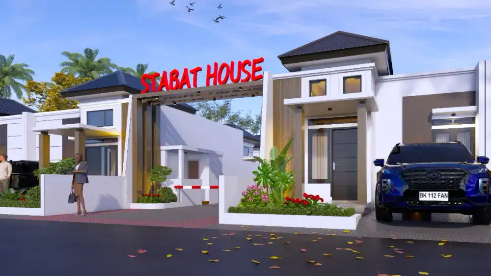 Perumahan Komersil Premium dikota Stabat, PROMO Berlimpah untuk 5 unit