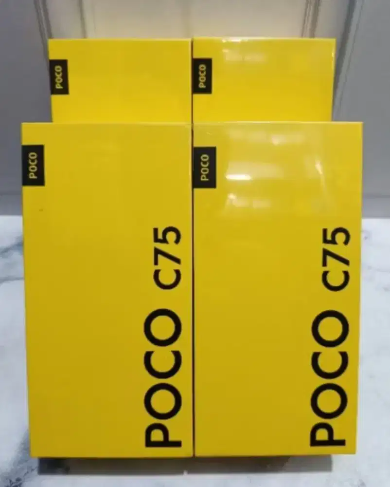 Murah new Poco C75 6/128 grs resmi, BS TT