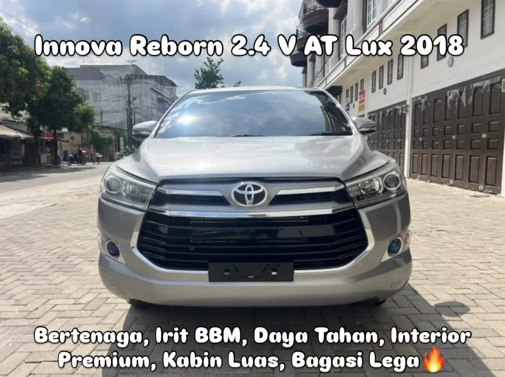 (TDP 64 JUTA!) Toyota Innova Reborn 2.4 V Automatic Lux Silver 2018