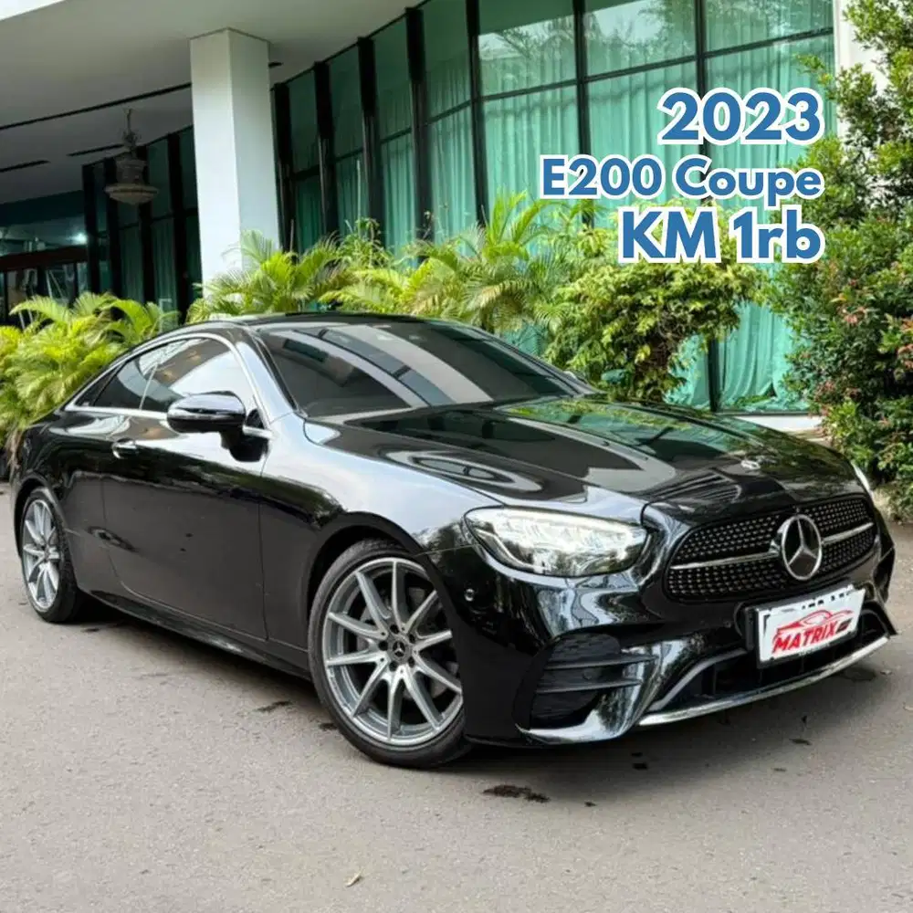 Mercedes Benz E200 Coupe 2023 Facelift Black Brown Mercy E 200 Hitam