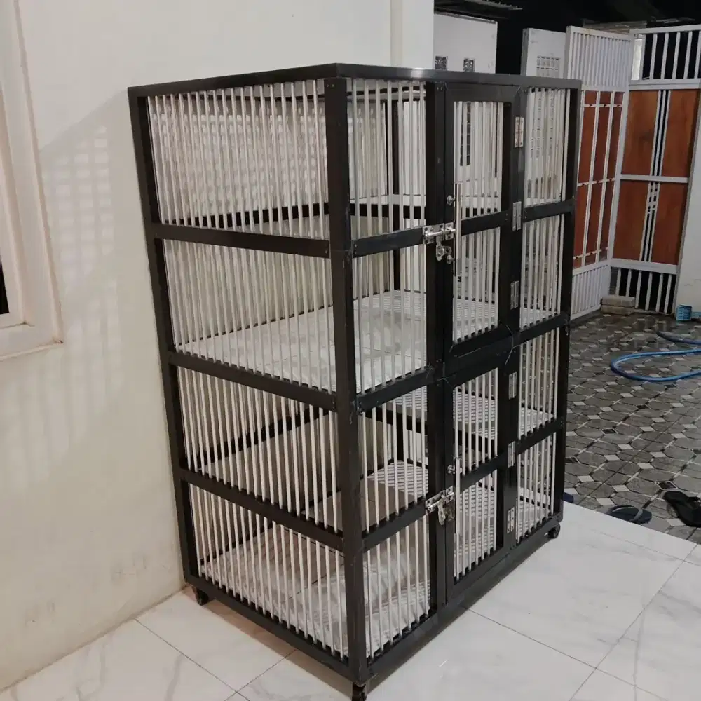 Kandang kucing almini 2 tingkat
