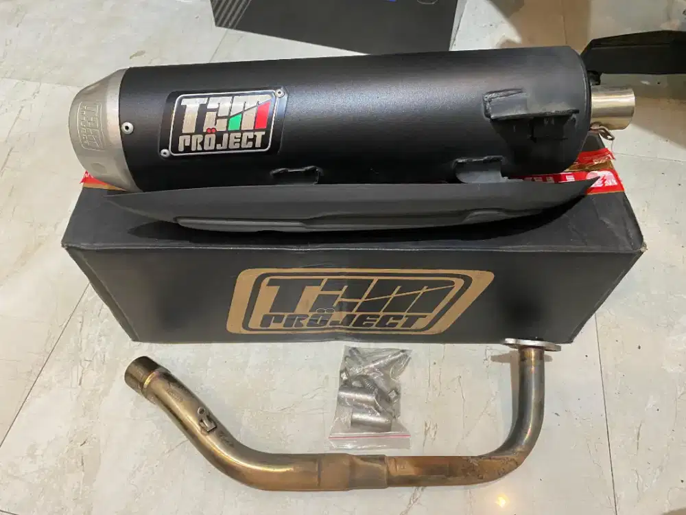 Knalpot standar racing TZM Original 100% Vario 125 Bohlam KZR