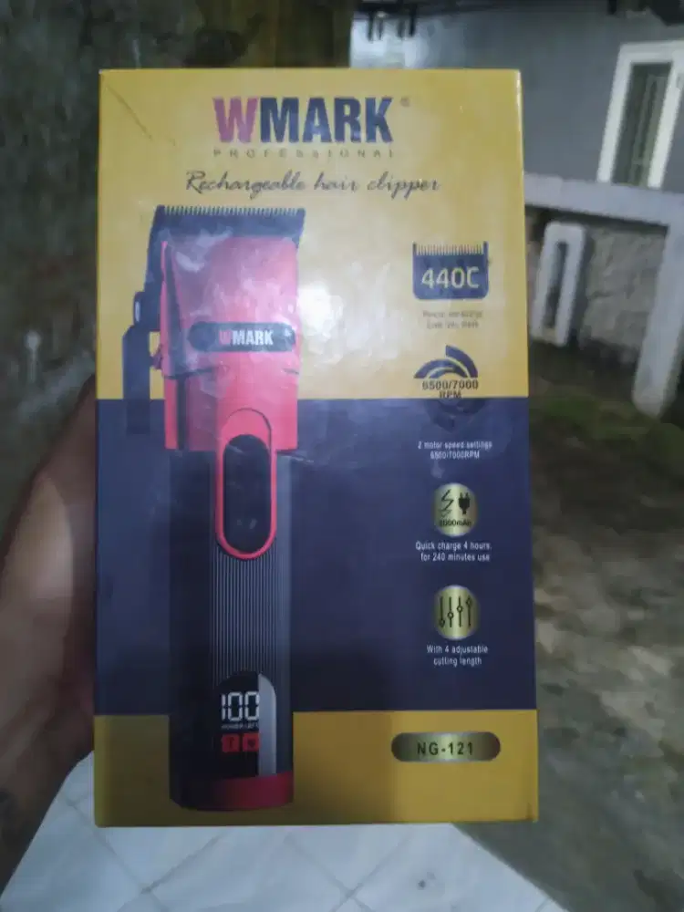 W-Mark alat cukur rambut