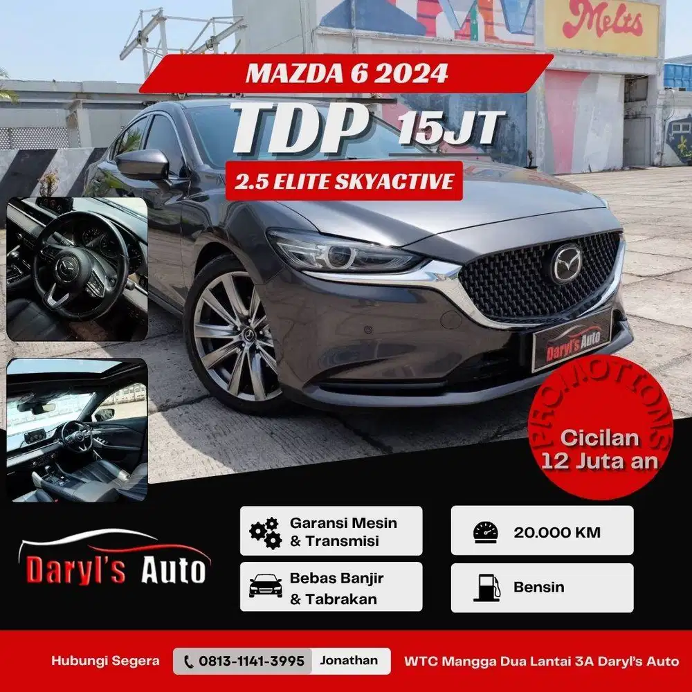Mazda 6 GT Elite 2024 Skyactive Promo !