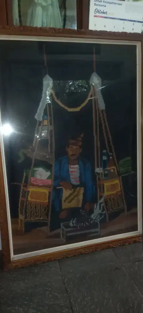 Lukisan seni rajut kristik