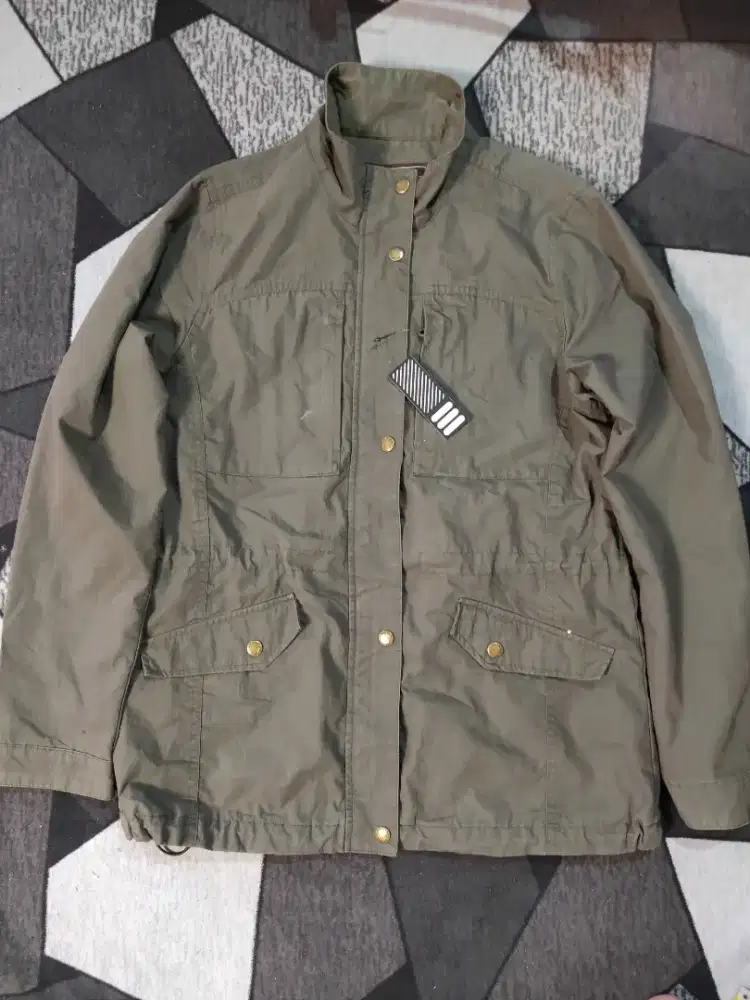 jacket parka buffalo bahan canvas