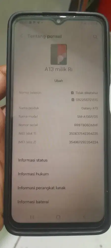 dijual samsung A13 4/128