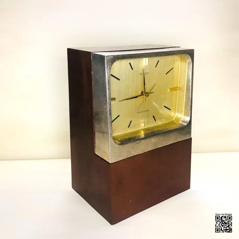 Seiko Transistor Table Clock 1960s Japan – Jam Meja Vintage