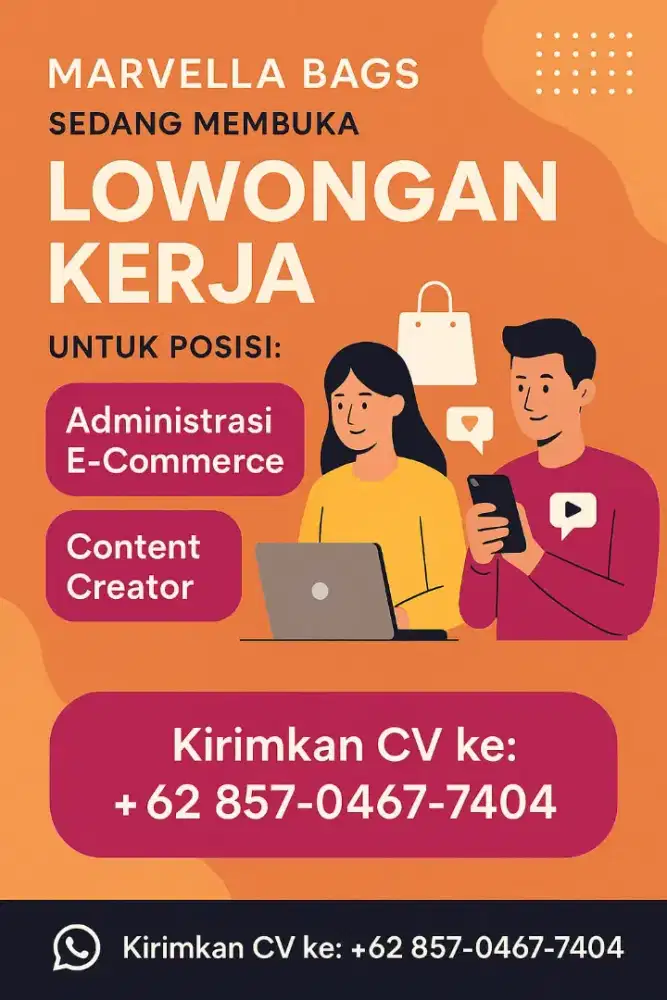 Dibutuhkan tenaga kerja wanita usia 18 - 25 tahun