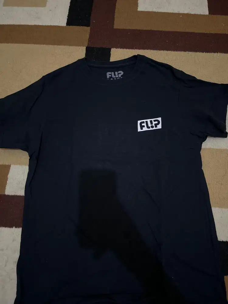 Kaos Flip Oddyssey Logo Black Tee