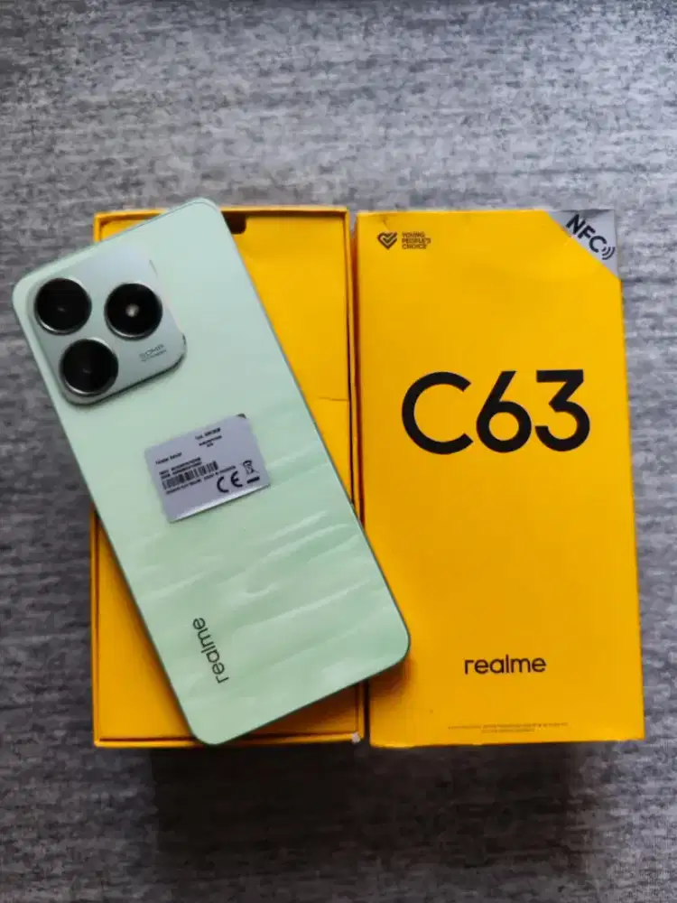 Realme C63 6/128 Mulus Fullset Murah