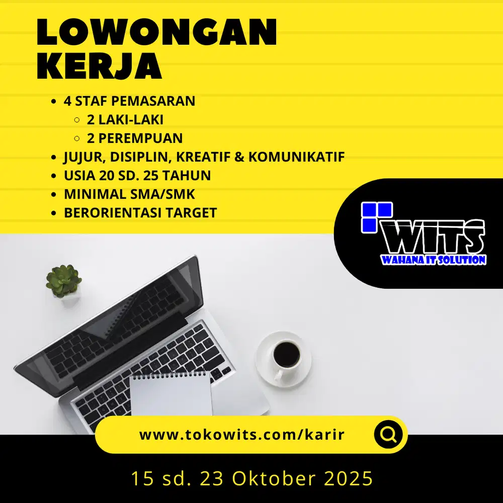 REKRUTMEN MARKETING CV. WAHANA IT SOLUTION
