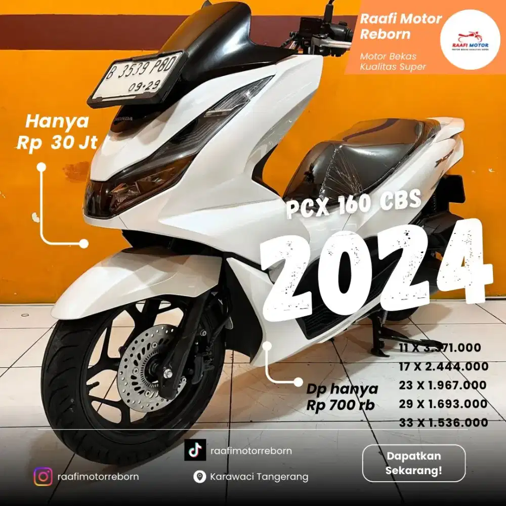 NEW PCX 160 CBS 2024 MOKAS BERKUALITAS SUPER & BERGARANSI CASH/KREDIT