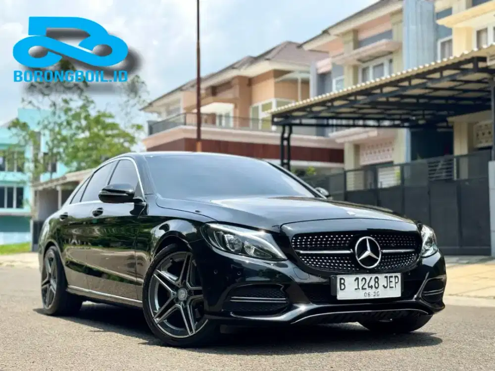 Mercy Mercedes-Benz W205 C200 Full modif interior AMG 2014 Hitam