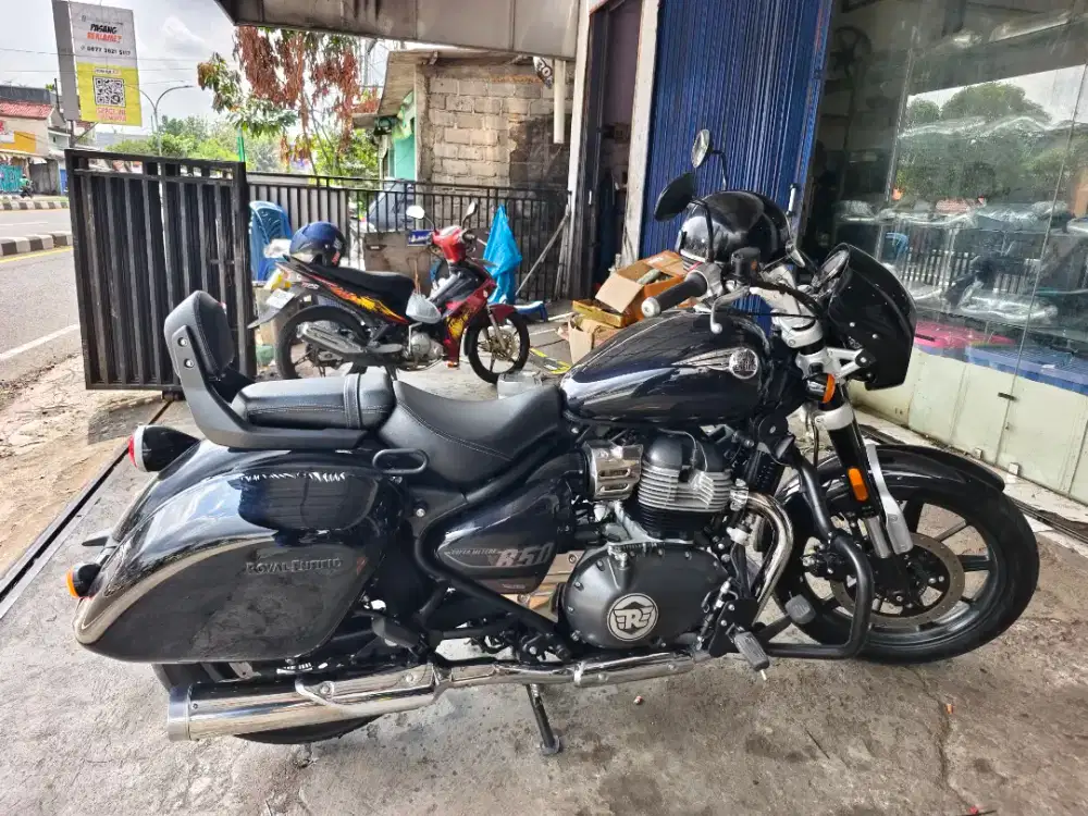 Royal endfield super meteor full aksesoris 40jt+ - harley - kawasaki