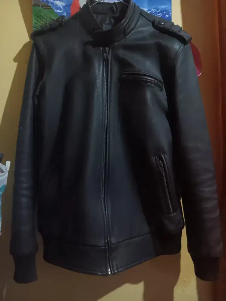 Jaket kulit pria merk bandoeng_leather